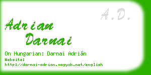 adrian darnai business card