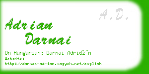 adrian darnai business card